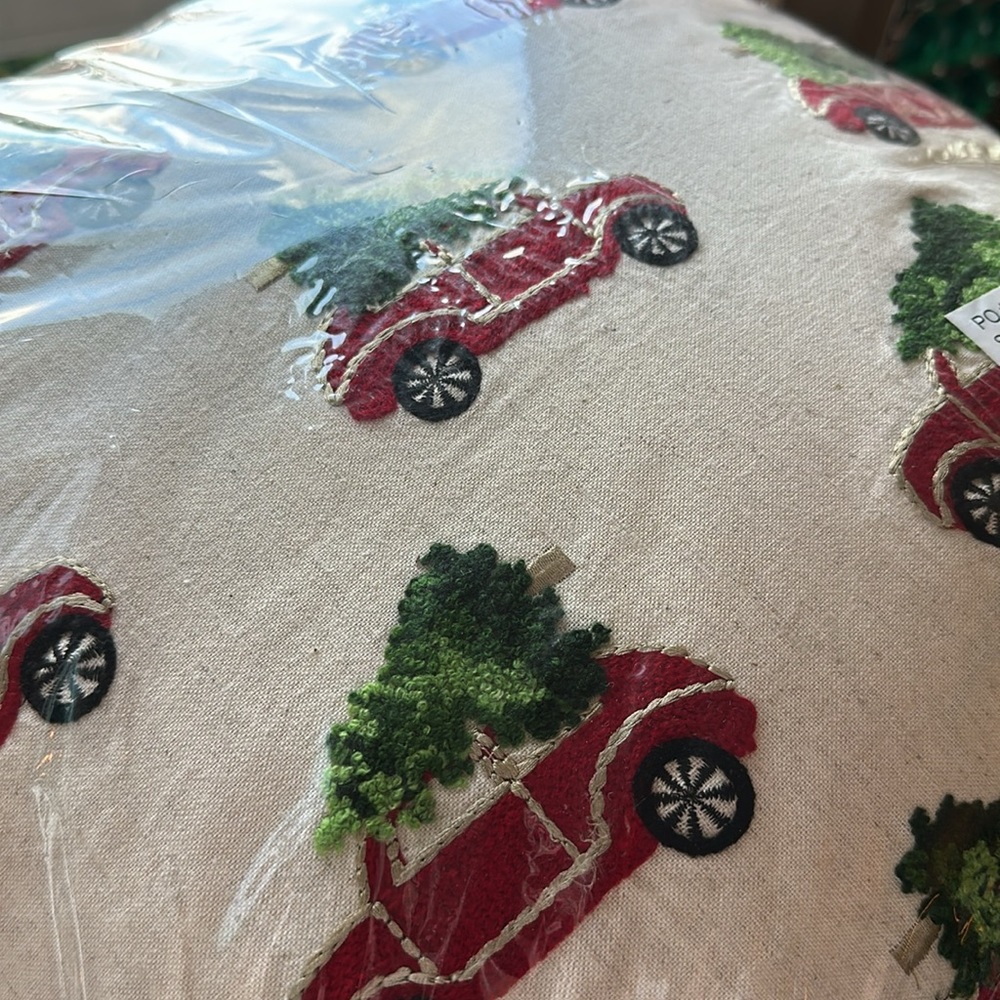 20x20 Christmas tree buggy pillow - Picture 9 of 9